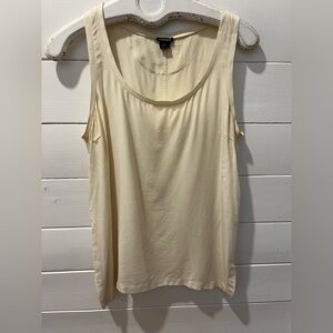 CLUB MONACO SILK BEIGE TANK TOP – SIZE M